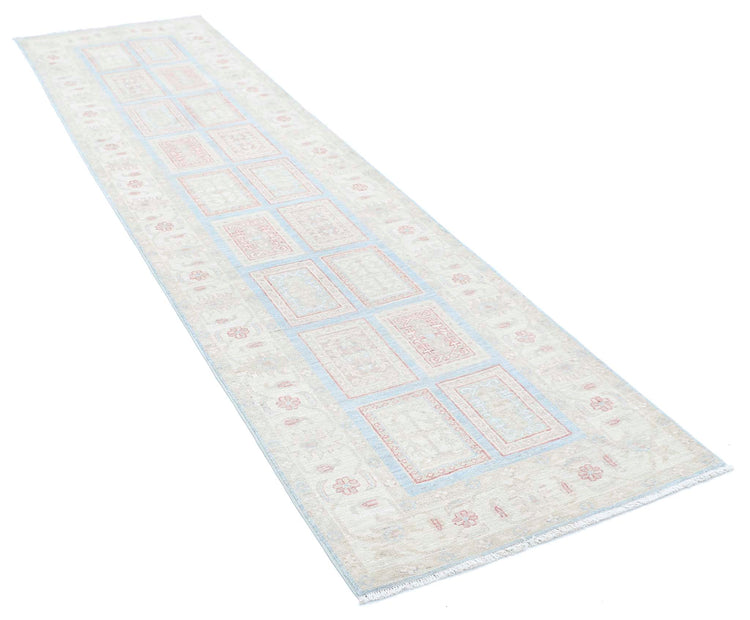 Hand Knotted Serenity Wool Rug - 2'7'' x 9'6''