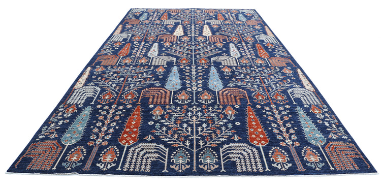 Hand Knotted Artemix Wool Rug - 9'1'' x 15'8''