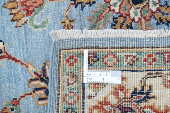 Hand Knotted Ziegler Wool Rug - 4' 0" X 5' 9" 4' 0" X 5' 9" (122 X 175) / Blue / Wool