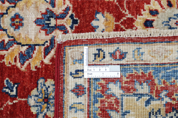 Hand Knotted Ziegler Wool Rug - 3' 9" X 5' 6" 3' 9" X 5' 6" (114 X 168) / Red / Wool