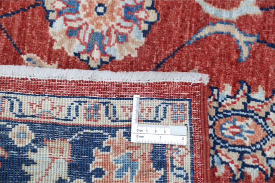 Hand Knotted Ziegler Wool Rug - 2' 9" X 4' 2" 2' 9" X 4' 2" (84 X 127) / Red / Wool