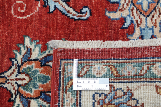 Hand Knotted Ziegler Wool Rug - 2' 9" X 4' 3" 2' 9" X 4' 3" (84 X 130) / Red / Wool