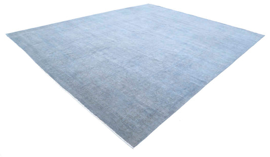 Hand Knotted Overdyed Wool Rug - 11'8'' x 14'5''