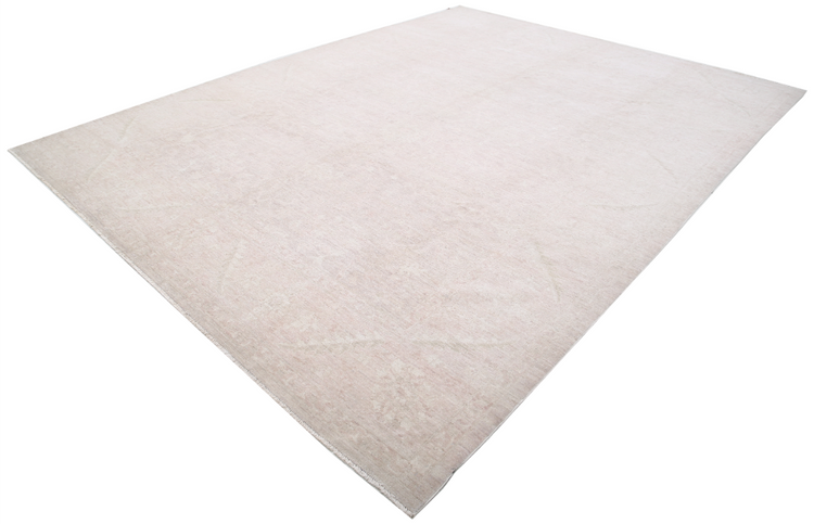 Hand Knotted Serenity Wool Rug - 9' 10" X 13' 3" 9' 10" X 13' 3" (300 X 404) / Taupe / Wool