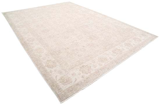 Hand Knotted Serenity Wool Rug - 9' 11" X 13' 7" 9' 11" X 13' 7" (302 X 414) / Ivory / Wool