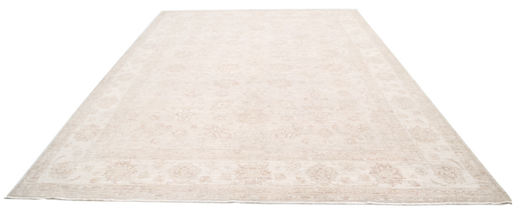 Hand Knotted Serenity Wool Rug - 9' 11" X 13' 7" 9' 11" X 13' 7" (302 X 414) / Ivory / Wool