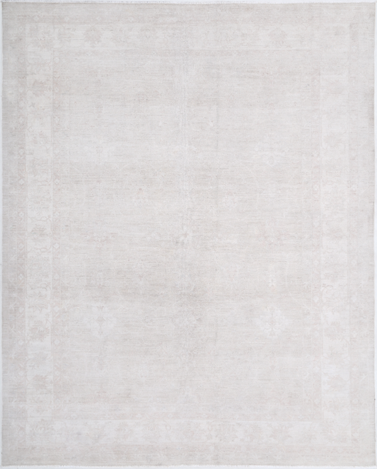 Hand Knotted Serenity Wool Rug - 7' 11" X 9' 11" 7' 11" X 9' 11" (241 X 302) / Grey / Wool