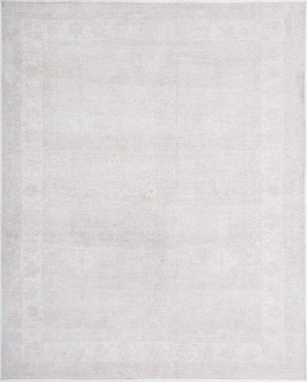 Hand Knotted Serenity Wool Rug - 7' 11" X 9' 11" 7' 11" X 9' 11" (241 X 302) / Grey / Wool