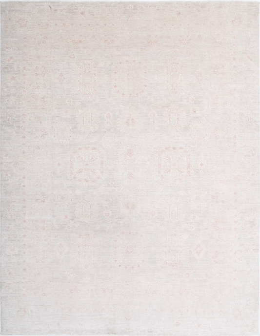 Hand Knotted Serenity Wool Rug - 8' 0" X 10' 4" 8' 0" X 10' 4" (244 X 315) / Grey / Wool