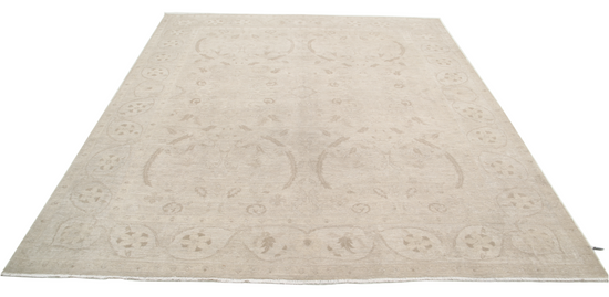 Hand Knotted Serenity Wool Rug - 7' 9" X 8' 7" 7' 9" X 8' 7" (236 X 262) / Ivory / Wool