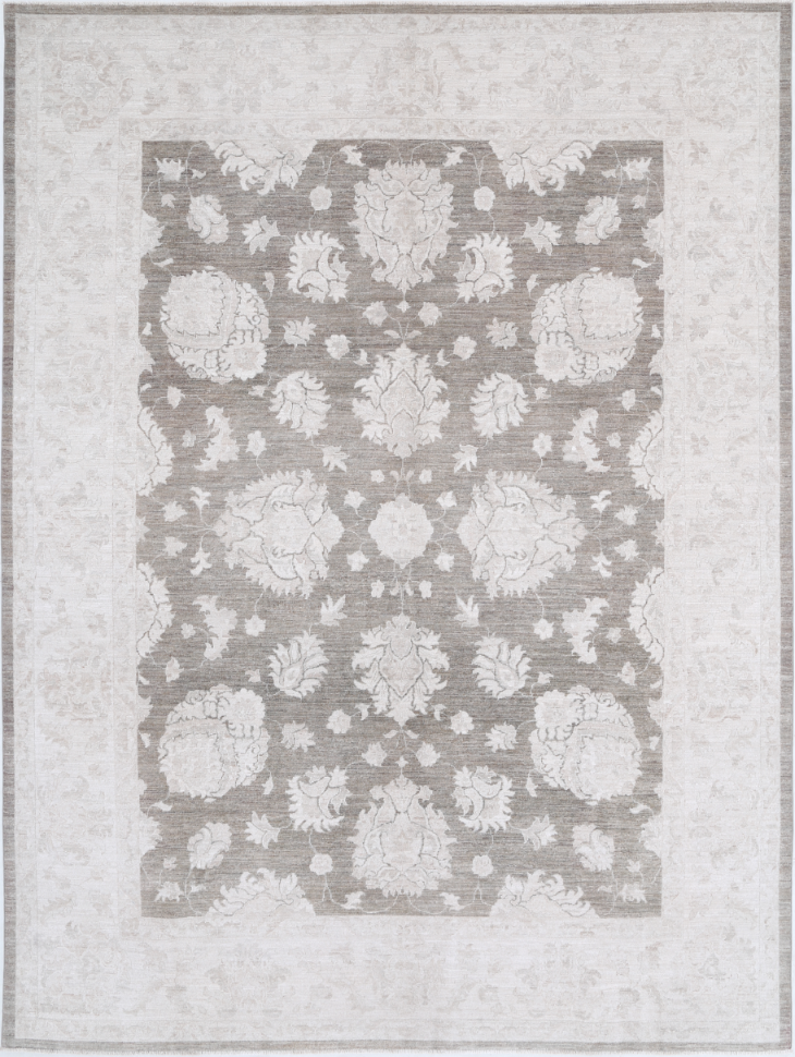 Hand Knotted Serenity Wool Rug - 8' 9" X 11' 9" 8' 9" X 11' 9" (267 X 358) / Taupe / Wool