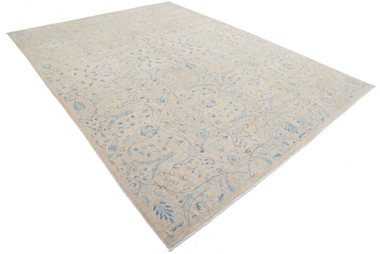 Hand Knotted Artemix Wool Rug - 8' 11" X 12' 1" 8' 11" X 12' 1" (272 X 368) / Taupe / Wool