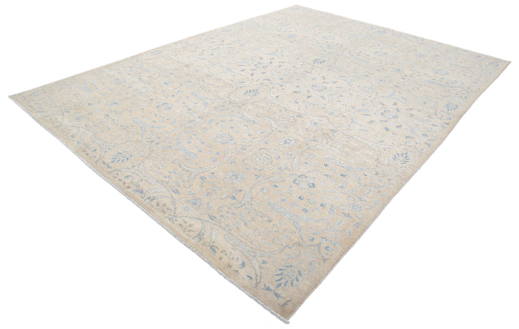 Hand Knotted Artemix Wool Rug - 8' 11" X 12' 1" 8' 11" X 12' 1" (272 X 368) / Taupe / Wool