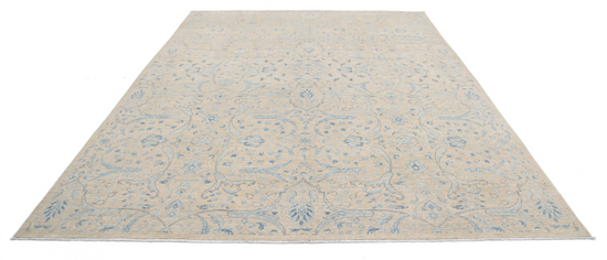 Hand Knotted Artemix Wool Rug - 8' 11" X 12' 1" 8' 11" X 12' 1" (272 X 368) / Taupe / Wool