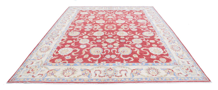 Hand Knotted Ziegler Sultanabad Wool Rug - 8'10'' x 12'0''