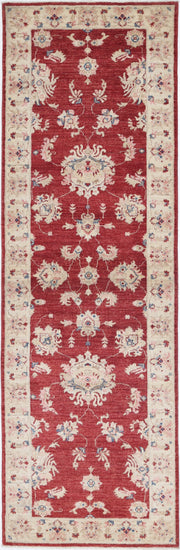 Hand Knotted Ziegler Wool Rug - 2' 8" X 8' 5" 2' 8" X 8' 5" (81 X 257) / Red / Wool