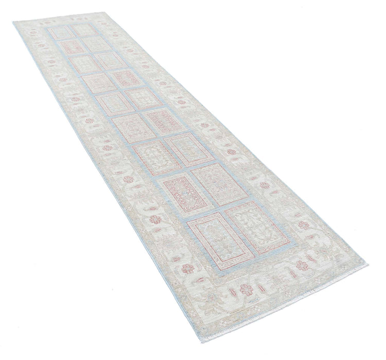 Hand Knotted Serenity Wool Rug - 2'7'' x 9'10''