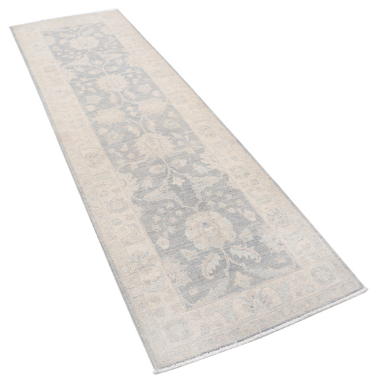 Hand Knotted Serenity Wool Rug - 2' 7" X 8' 4" 2' 7" X 8' 4" (79 X 254) / Grey / Wool