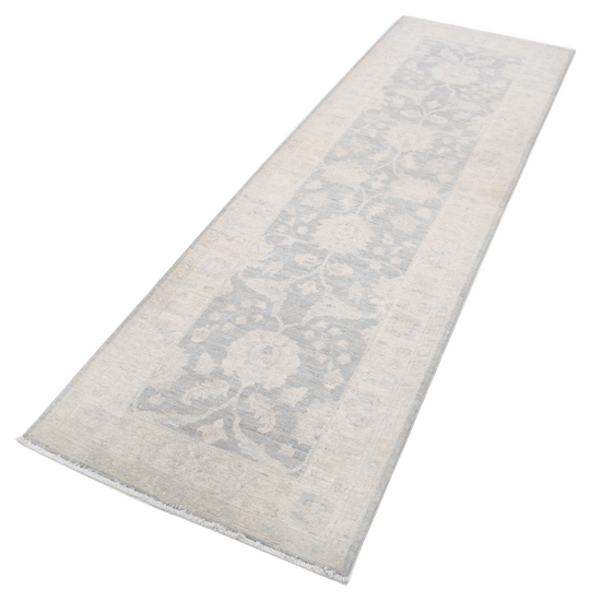 Hand Knotted Serenity Wool Rug - 2' 7" X 8' 4" 2' 7" X 8' 4" (79 X 254) / Grey / Wool