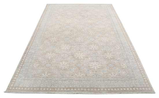 Hand Knotted Serenity Wool Rug - 5' 7" X 8' 5" 5' 7" X 8' 5" (170 X 257) / Taupe / Wool