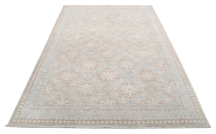 Hand Knotted Serenity Wool Rug - 5' 7" X 8' 5" 5' 7" X 8' 5" (170 X 257) / Taupe / Wool