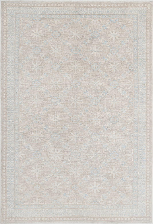 Hand Knotted Serenity Wool Rug - 5' 7" X 8' 5" 5' 7" X 8' 5" (170 X 257) / Taupe / Wool