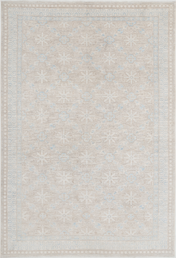 Hand Knotted Serenity Wool Rug - 5' 7" X 8' 5" 5' 7" X 8' 5" (170 X 257) / Taupe / Wool