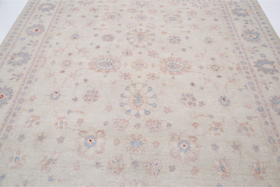 Hand Knotted Serenity Wool Rug - 7' 11" X 9' 9" 7' 11" X 9' 9" (241 X 297) / Ivory / Wool