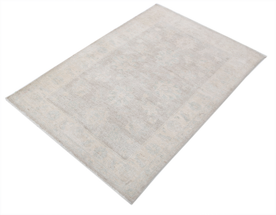 Hand Knotted Serenity Wool Rug - 3' 1" X 4' 7" 3' 1" X 4' 7" (94 X 140) / Brown / Wool