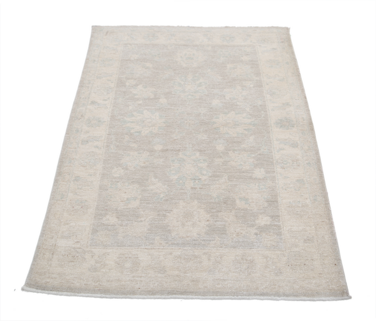 Hand Knotted Serenity Wool Rug - 3' 1" X 4' 7" 3' 1" X 4' 7" (94 X 140) / Brown / Wool