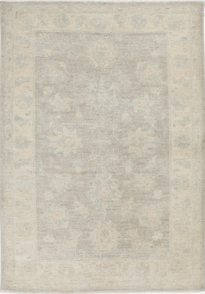 Hand Knotted Serenity Wool Rug - 3' 1" X 4' 7" 3' 1" X 4' 7" (94 X 140) / Brown / Wool