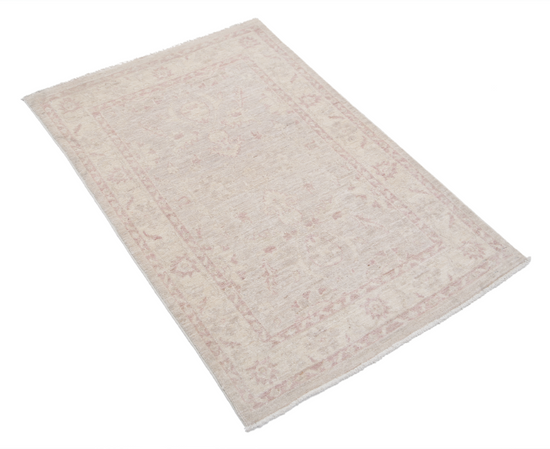 Hand Knotted Serenity Wool Rug - 2' 7" X 3' 11" 2' 7" X 3' 11" (79 X 119) / Grey / Wool