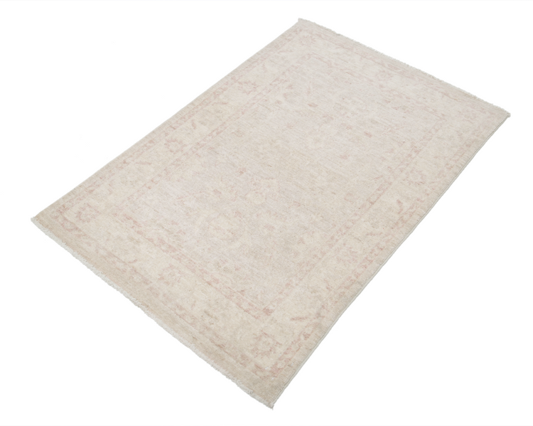 Hand Knotted Serenity Wool Rug - 2' 7" X 3' 11" 2' 7" X 3' 11" (79 X 119) / Grey / Wool