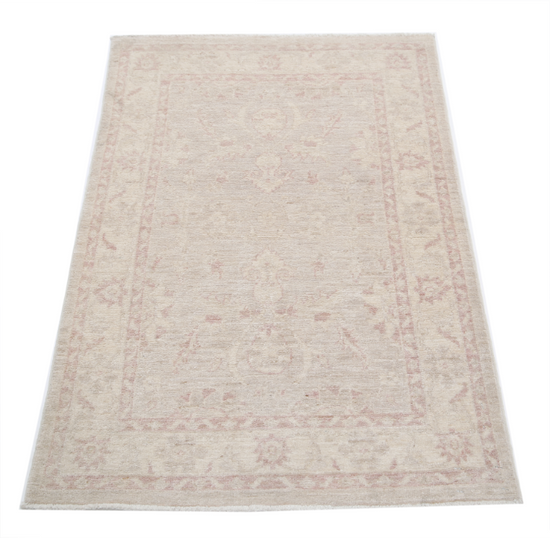 Hand Knotted Serenity Wool Rug - 2' 7" X 3' 11" 2' 7" X 3' 11" (79 X 119) / Grey / Wool