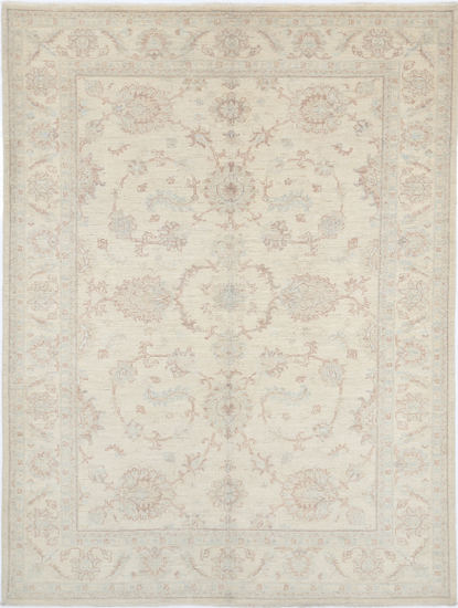 Hand Knotted Serenity Wool Rug - 5' 5" X 7' 6" 5' 5" X 7' 6" (165 X 229) / Ivory / Wool