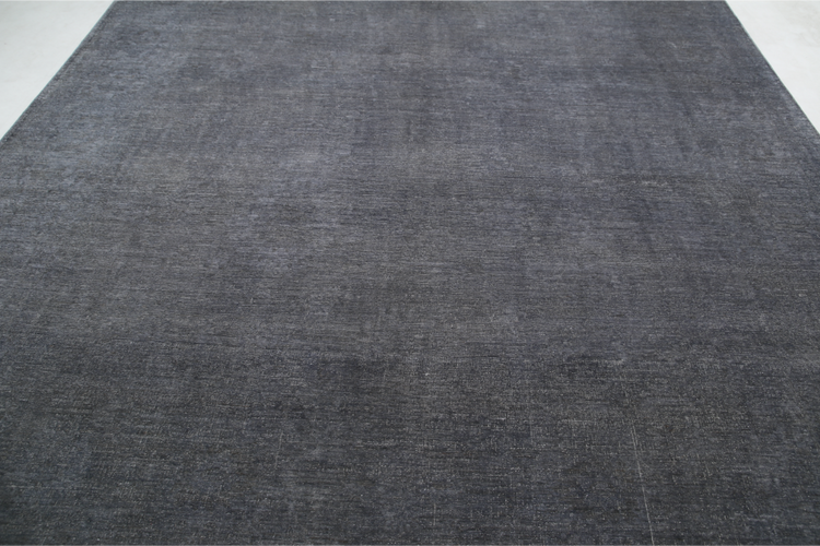 Hand Knotted Overdye Wool Rug - 9' 8" X 13' 9" 9' 8" X 13' 9" (295 X 419) / Grey / Wool