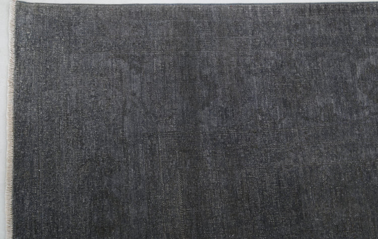 Hand Knotted Overdye Wool Rug - 9' 8" X 13' 9" 9' 8" X 13' 9" (295 X 419) / Grey / Wool