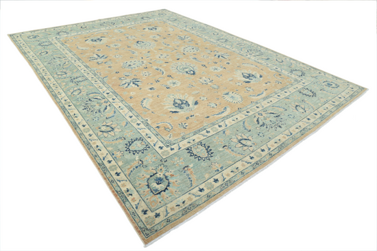 Hand Knotted Serenity Wool Rug - 9' 8" X 13' 5" 9' 8" X 13' 5" (295 X 409) / Taupe / Wool