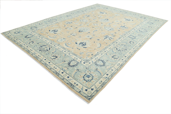 Hand Knotted Serenity Wool Rug - 9' 8" X 13' 5" 9' 8" X 13' 5" (295 X 409) / Taupe / Wool