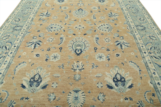 Hand Knotted Serenity Wool Rug - 9' 8" X 13' 5" 9' 8" X 13' 5" (295 X 409) / Taupe / Wool