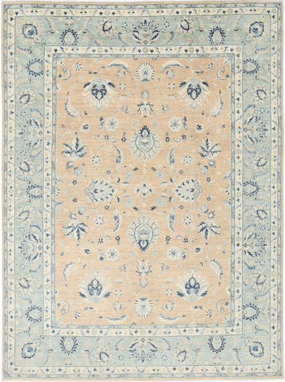 Hand Knotted Serenity Wool Rug - 9' 8" X 13' 5" 9' 8" X 13' 5" (295 X 409) / Taupe / Wool