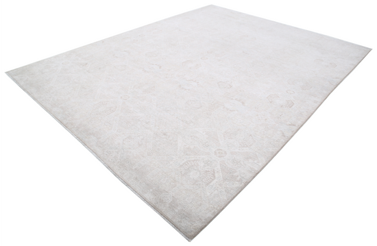 Hand Knotted Artemix Wool Rug - 8' 7" X 11' 4" 8' 7" X 11' 4" (262 X 345) / Taupe / Wool