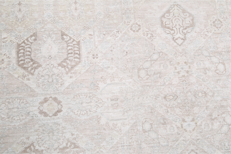 Hand Knotted Artemix Wool Rug - 8' 7" X 11' 4" 8' 7" X 11' 4" (262 X 345) / Taupe / Wool