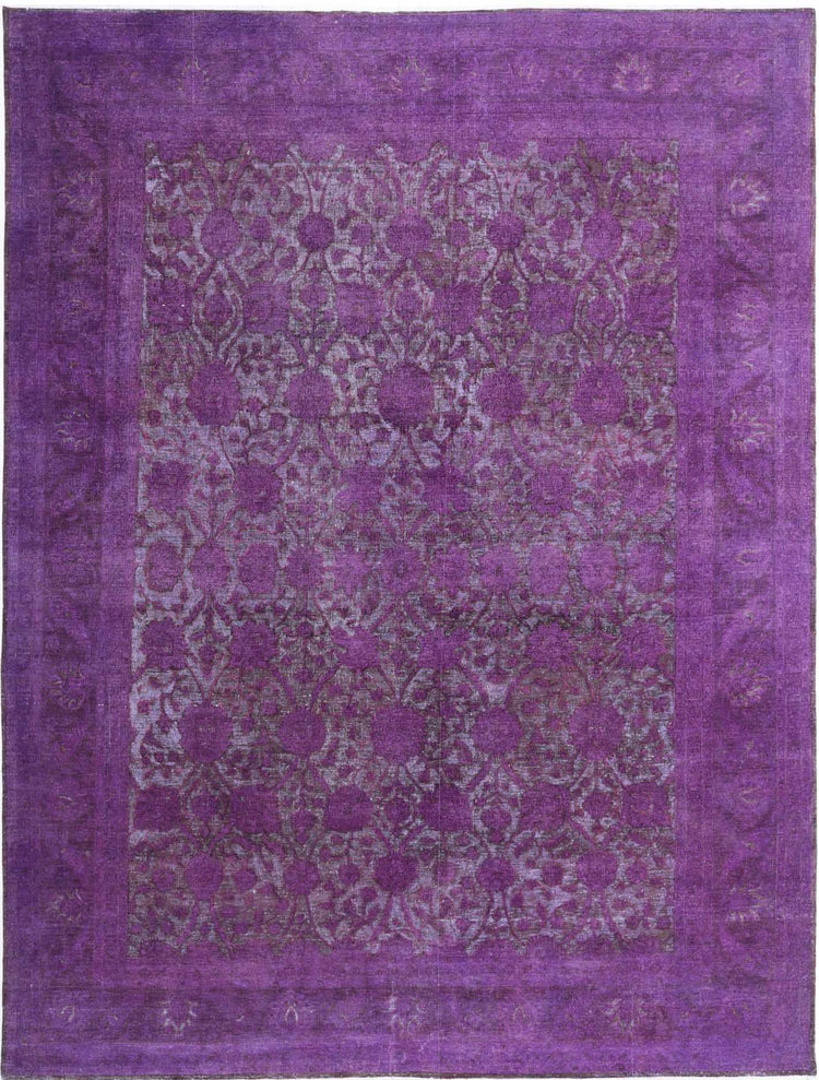Hand Knotted Fine Onyx Wool Rug - 9'11'' x 13'0''