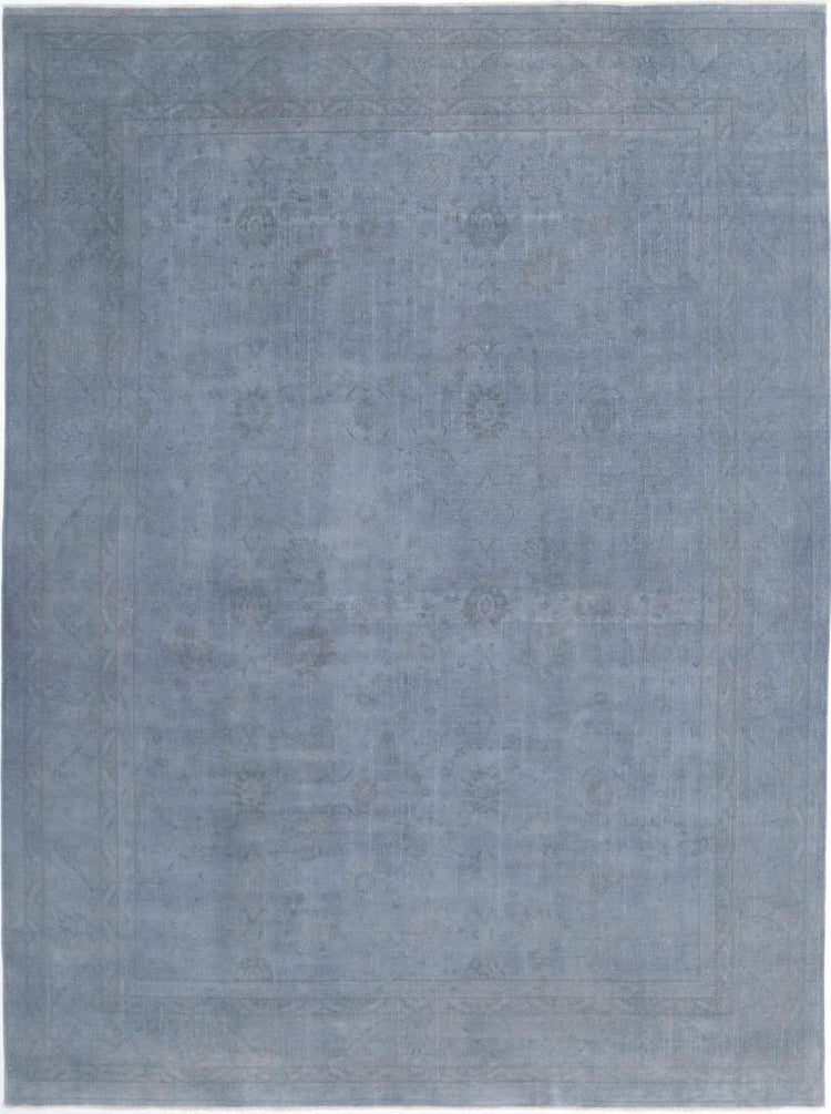 Hand Knotted Fine Overdyed Wool Rug - 8'9'' x 11'10''
