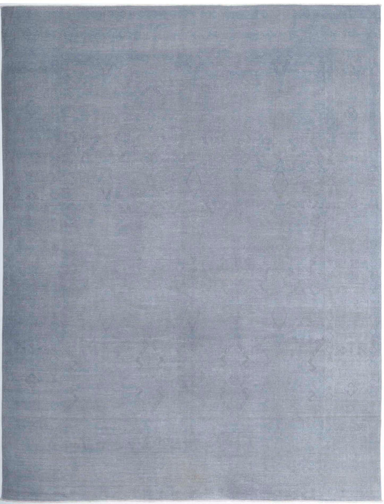 Hand Knotted Fine Overdyed Wool Rug - 8'8'' x 11'4''