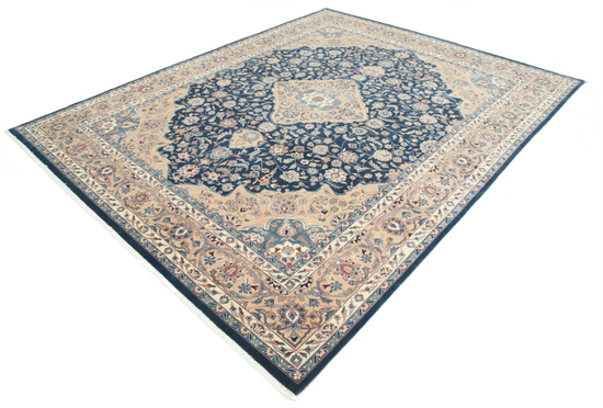 Hand Knotted Heritage Wool Rug - 8' 0" X 10' 2" 8' 0" X 10' 2" (244 X 310) / Blue / Wool