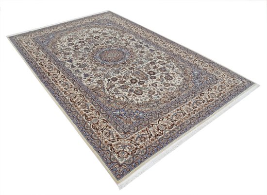 Hand Knotted Heritage Wool Rug - 5' 11" X 8' 10" 5' 11" X 8' 10" (180 X 269) / Ivory / Wool