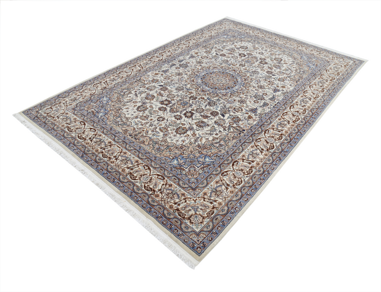 Hand Knotted Heritage Wool Rug - 5' 11" X 8' 10" 5' 11" X 8' 10" (180 X 269) / Ivory / Wool