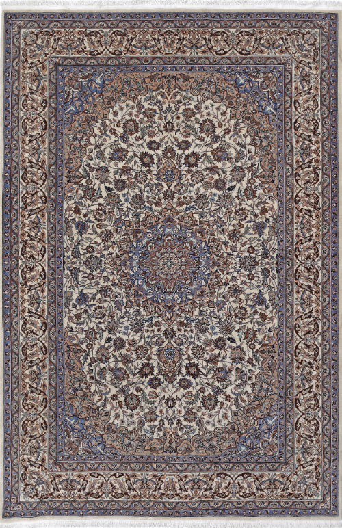 Hand Knotted Heritage Wool Rug - 5' 11" X 8' 10" 5' 11" X 8' 10" (180 X 269) / Ivory / Wool